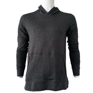 Barbell Hoodie Mens Size Medium Bodybuilding Gray‎ Pullover Jacket Workout